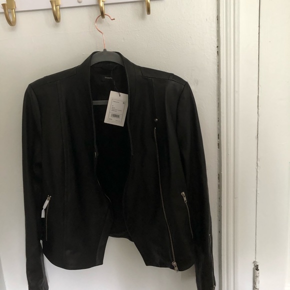 Theory phelan r black leather jacket - Picture 4 of 5